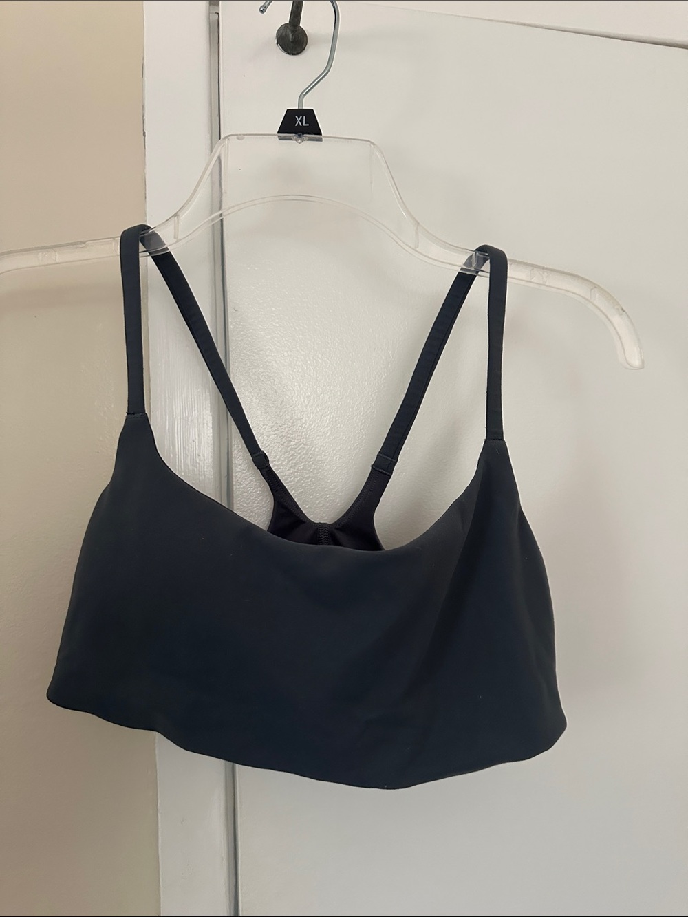 Lululemon blueish gray Women's padded sports bra - Minimal Racerback Comfort - Picture 1 of 5